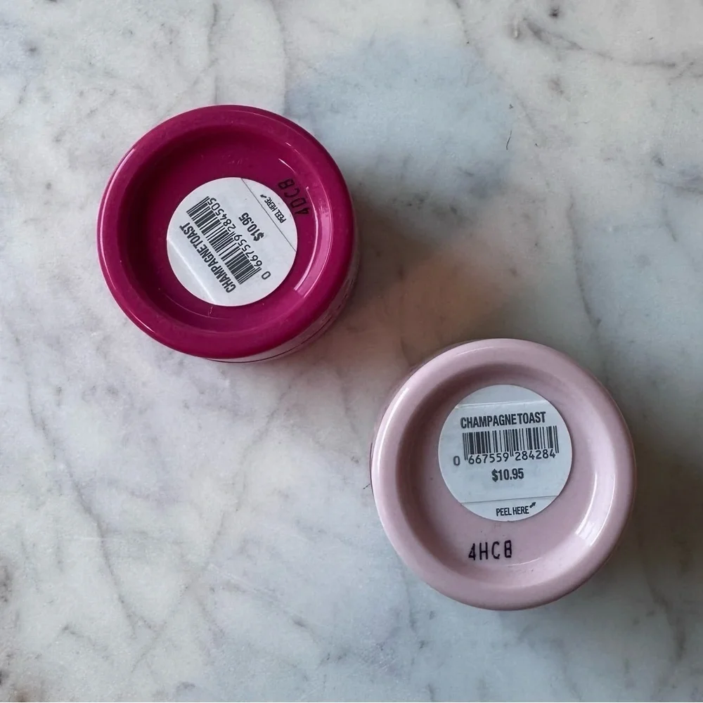 Bath & Body Works Champagne Toast Lip Scrub and Mask Bundle - NEW, 0.5 oz EACH